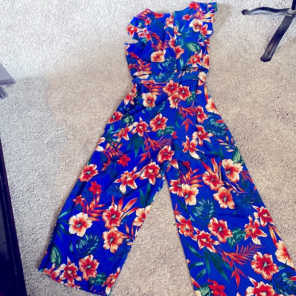 Floral Nine West sz16 jumpsuit - Picture 2 of 4